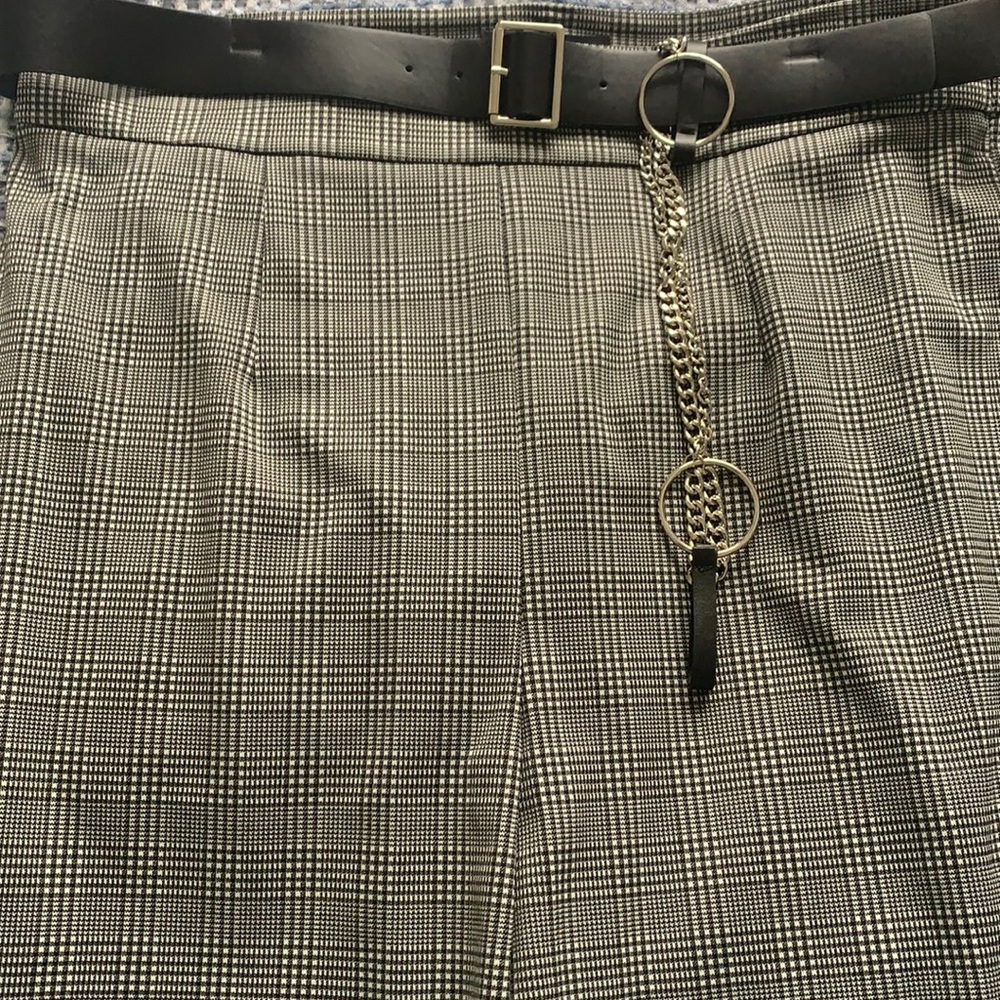 Pant/long knit( black and white)